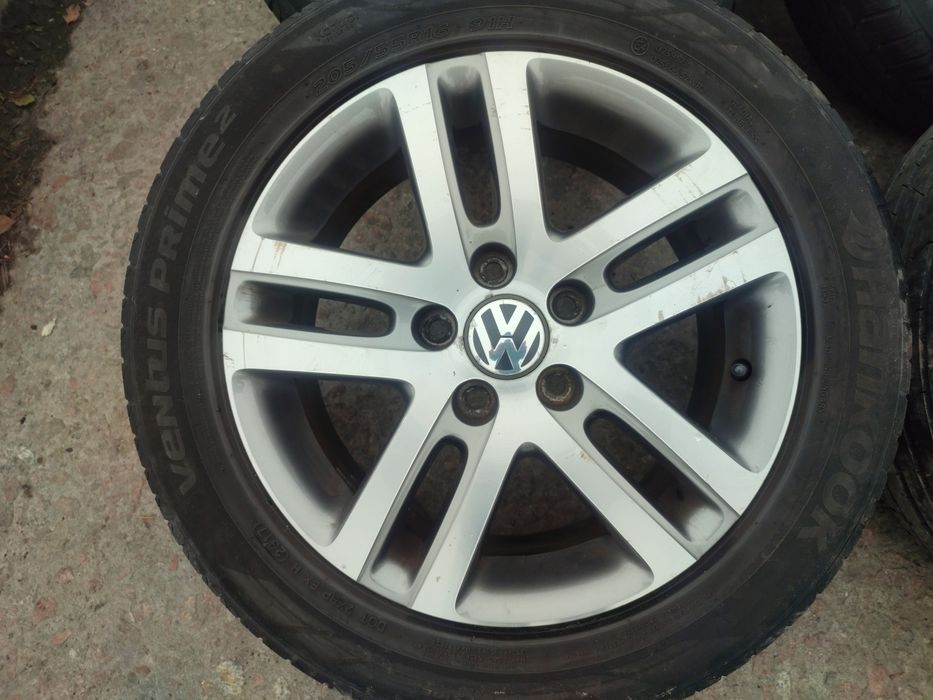 Диски 5 112 R16 титани 5/112/r16 діски р16 Гольф пасат шкода Ауді 16