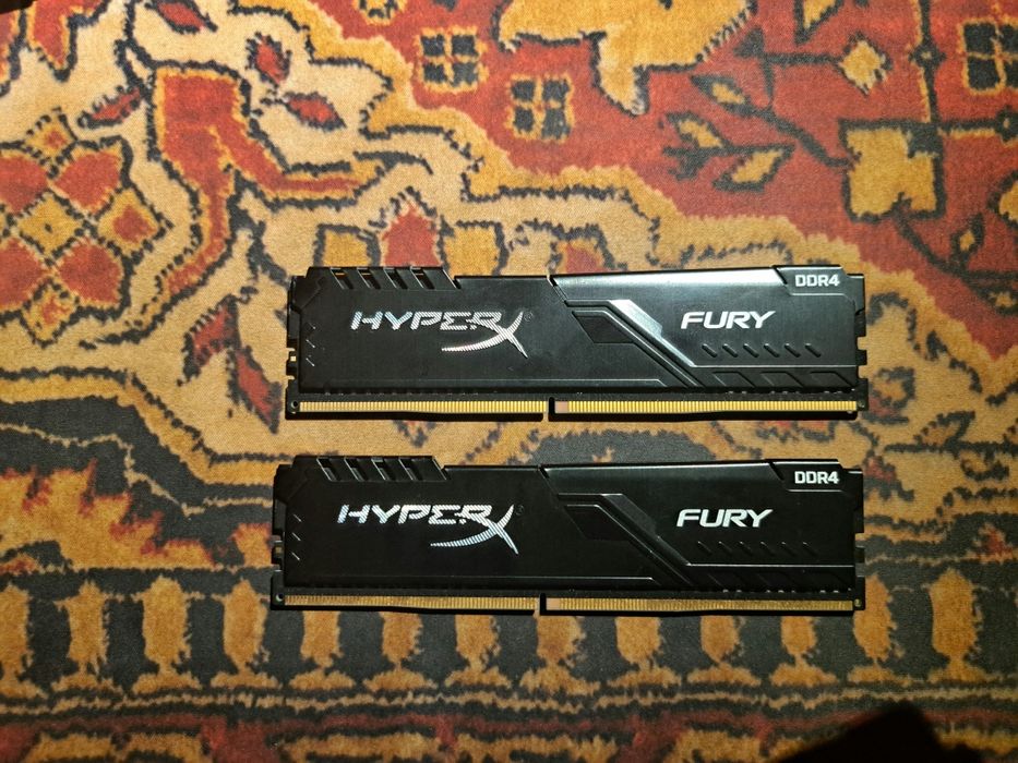 kości Ram Hyperx fury DDR 4 2x4gb 2666mhz