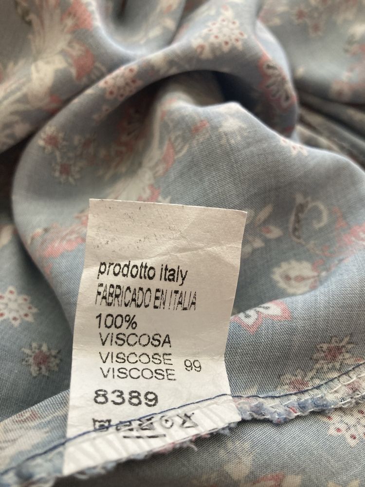 Wielokolorowa sukienka włoska