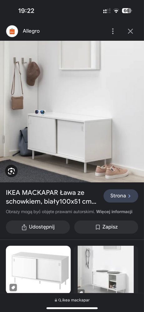 Szafka ikea mackapar stan bardzo dobry !