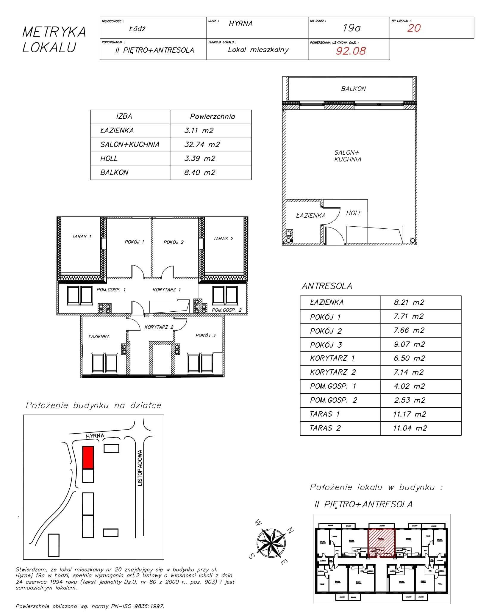 Apartament 92m2 -dwupoziomowy +2 tarasy , gotowe do sprzedaży