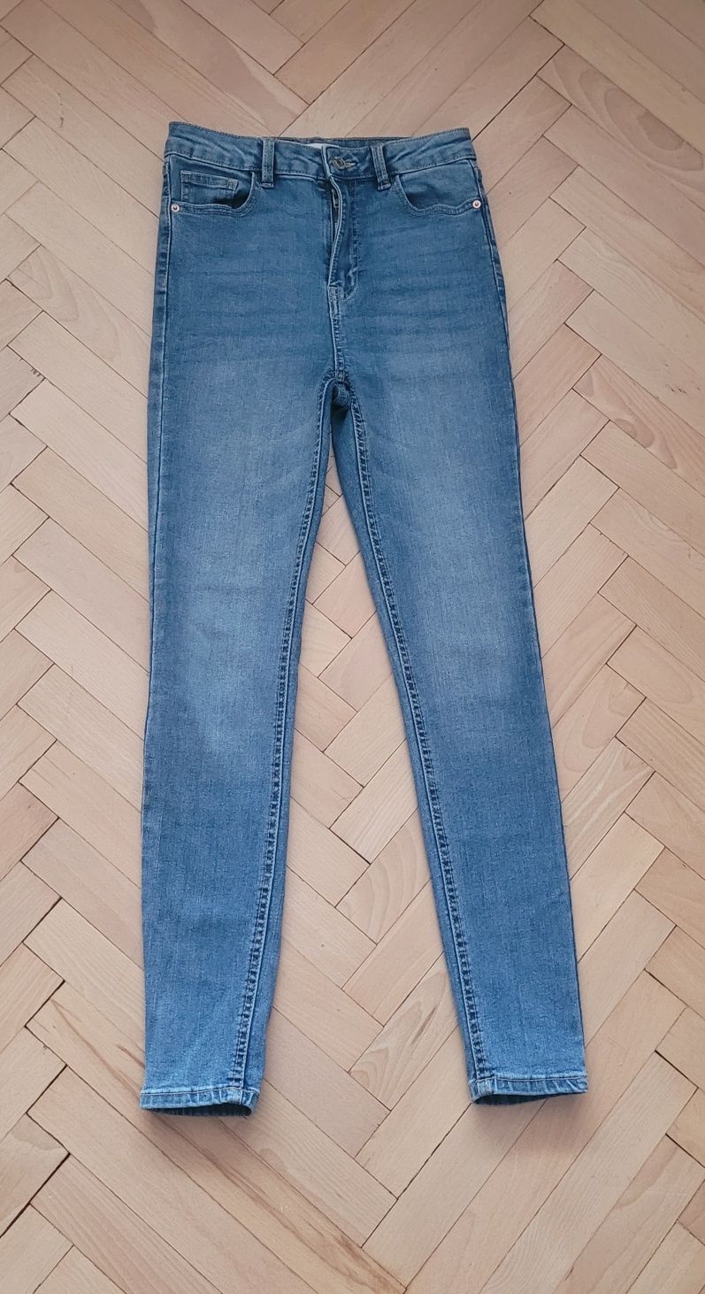 Spodnie damskie jeansy skinny rurki Sinsay Rozmiar S