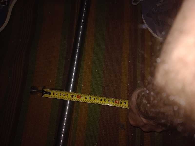 Pochwyt do drzwi 150 cm, stal kwasówka.