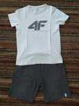 Strój na WF 158, t-shirt 4f + spodenki Cool Club