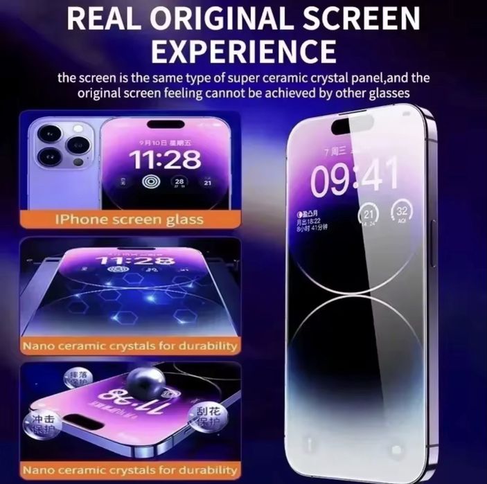 Олеофобне захисне скло для iPhone 11 Pro (5шт) з легким встановленням