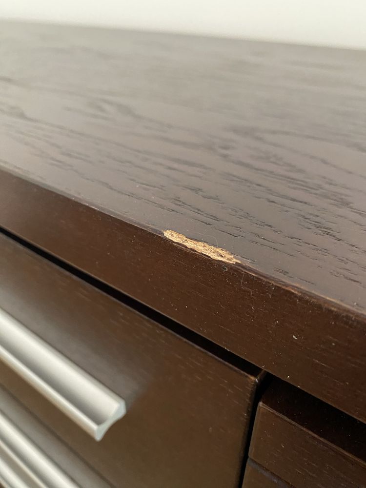 Komoda KLER drewno nie sklejka 136x38x75
