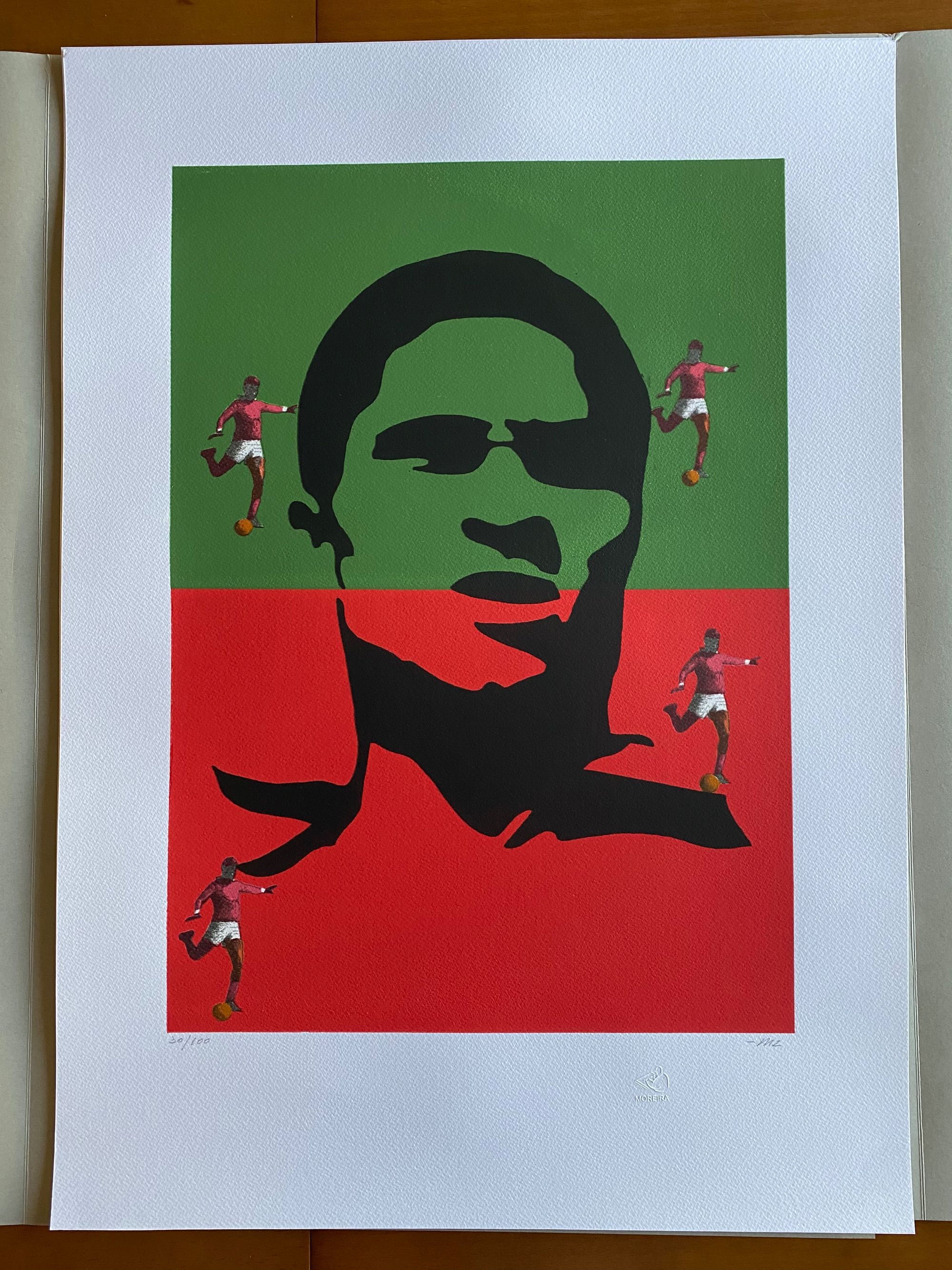 Serigrafia ‘Eusébio’, Alfredo Luz