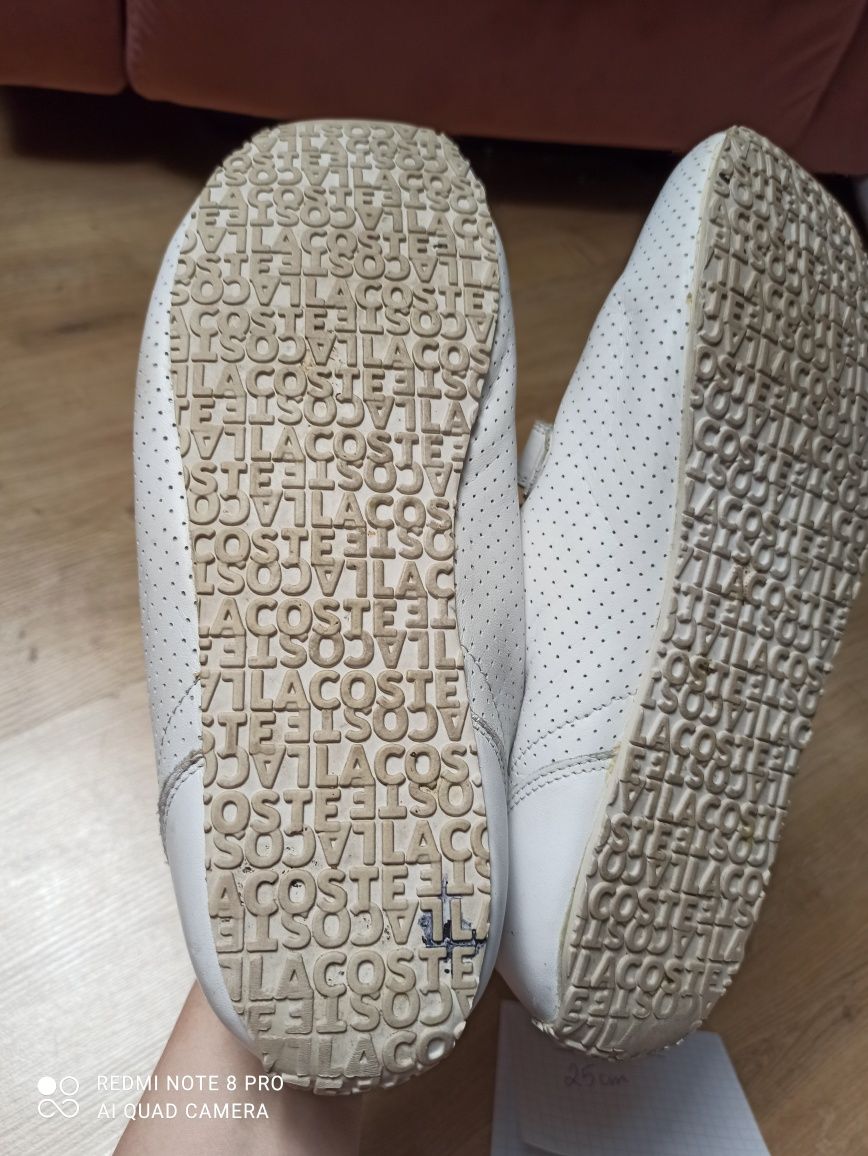 Buty sportowe skórzane Lacoste r 40.5 damskie