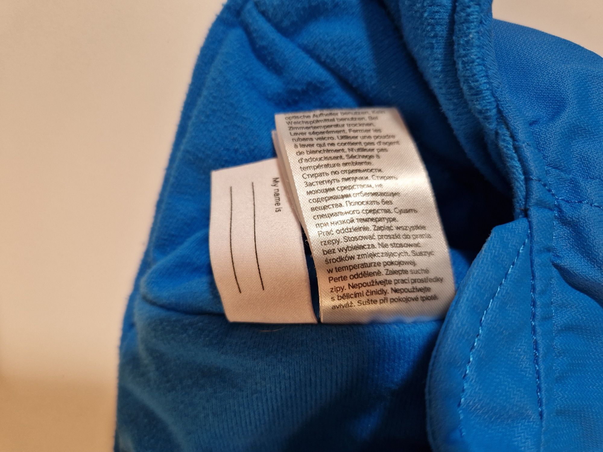 Reima 50 czapka zimowa niebieska daszek rzep pod brodą