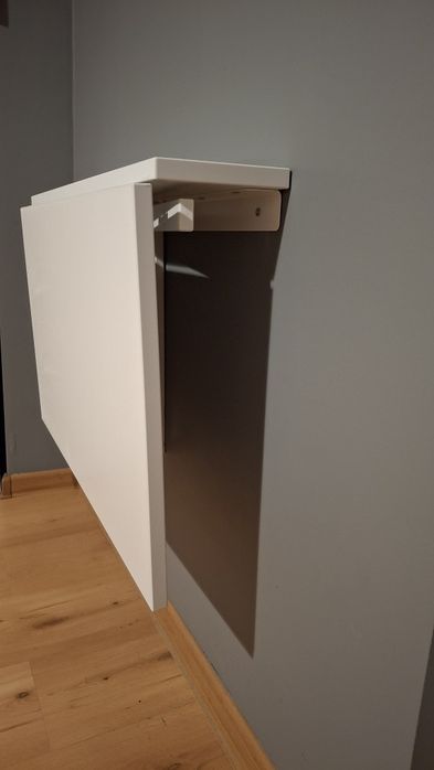 Biurko/stolik składany ścienny biały