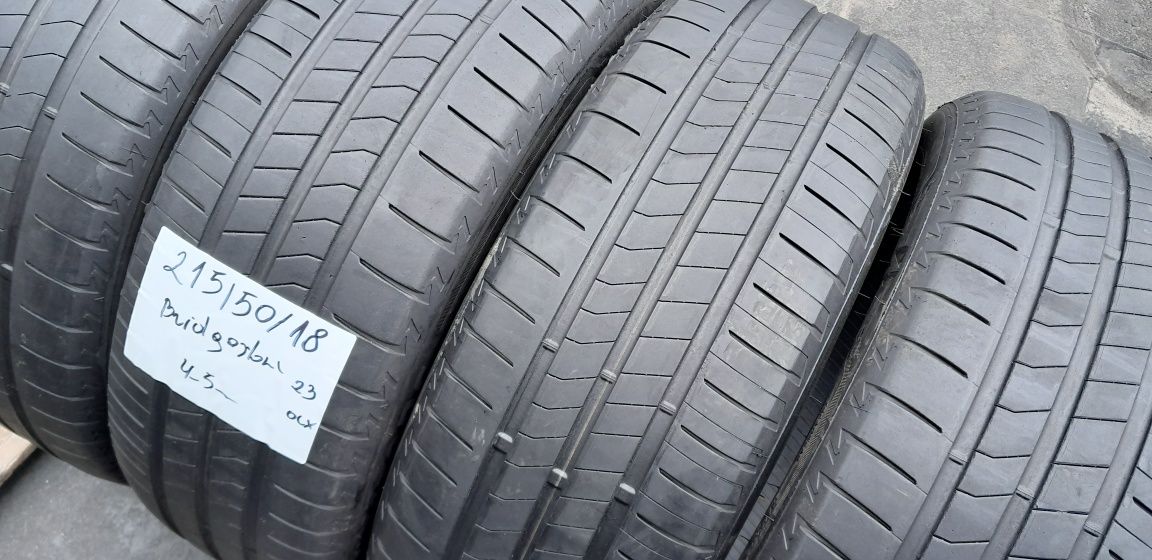 Opony Letnie 215÷50÷18÷BRIDGESTONE.Rok 2023.Cena 80 zł szt.ZAPRASZAM.