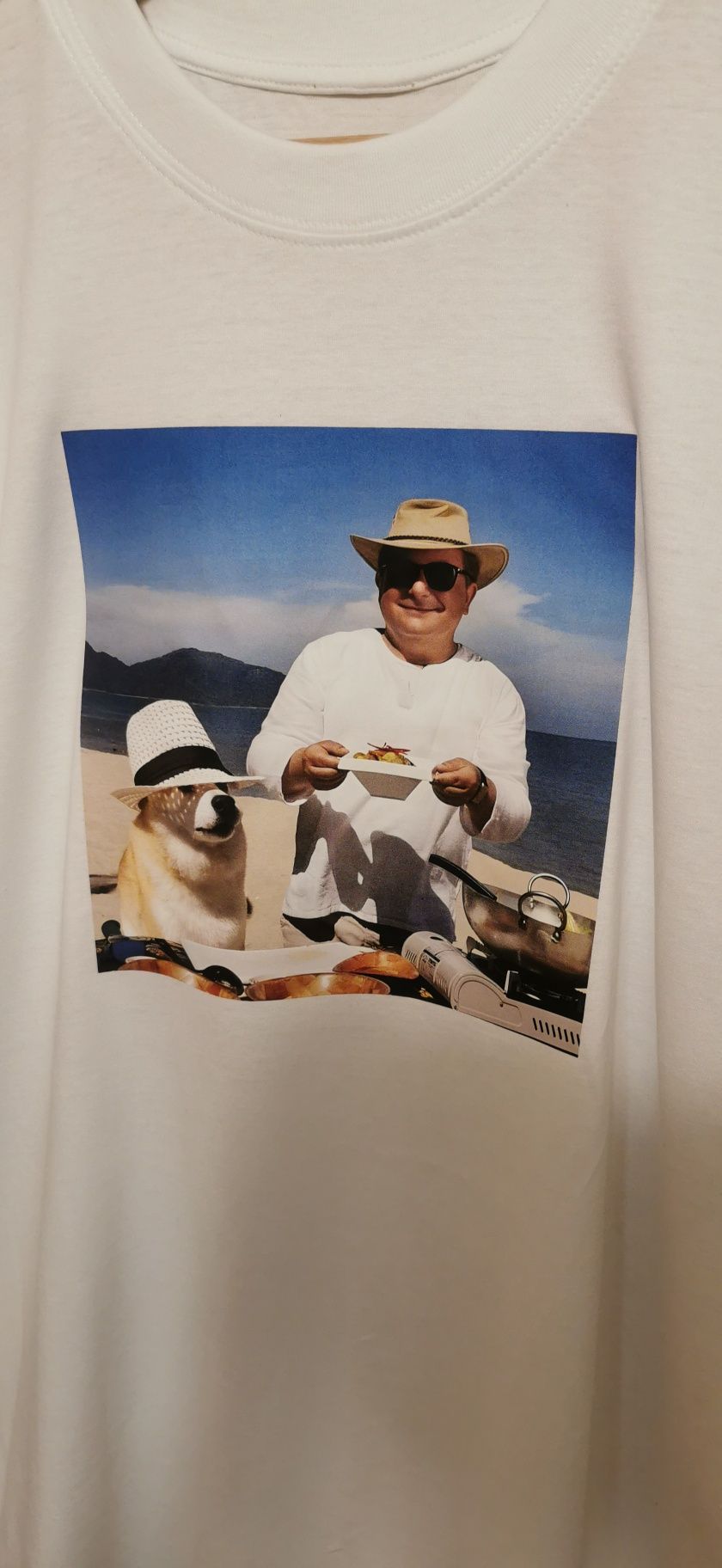Koszulka - Robert Makłowicz gotuje T-shirt piesek Tee śmieszny nadruk
