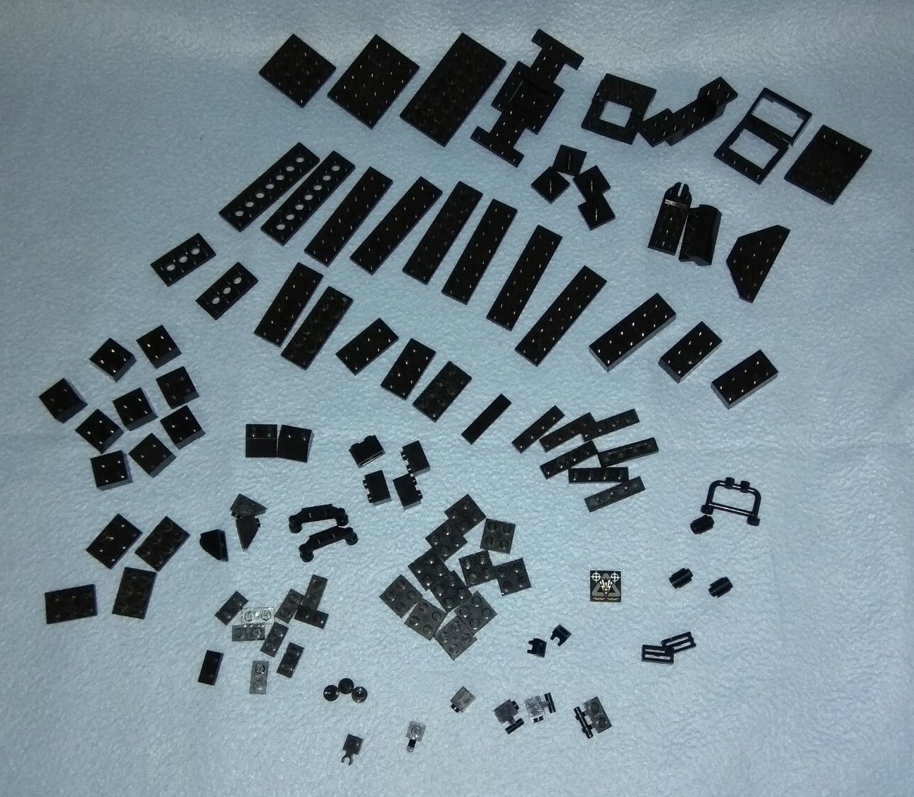 Klocki Lego czarne, ponad 100szt