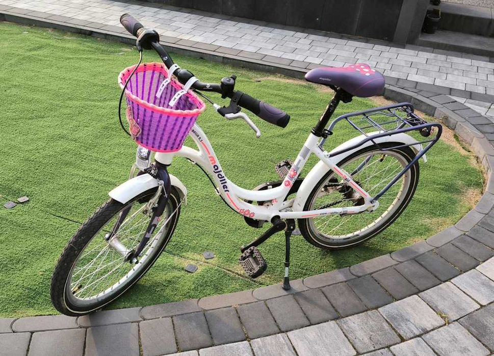 Rower dziecięcy miejski majdller 20" BELLA 2.3 fiolet-róż Aluminium