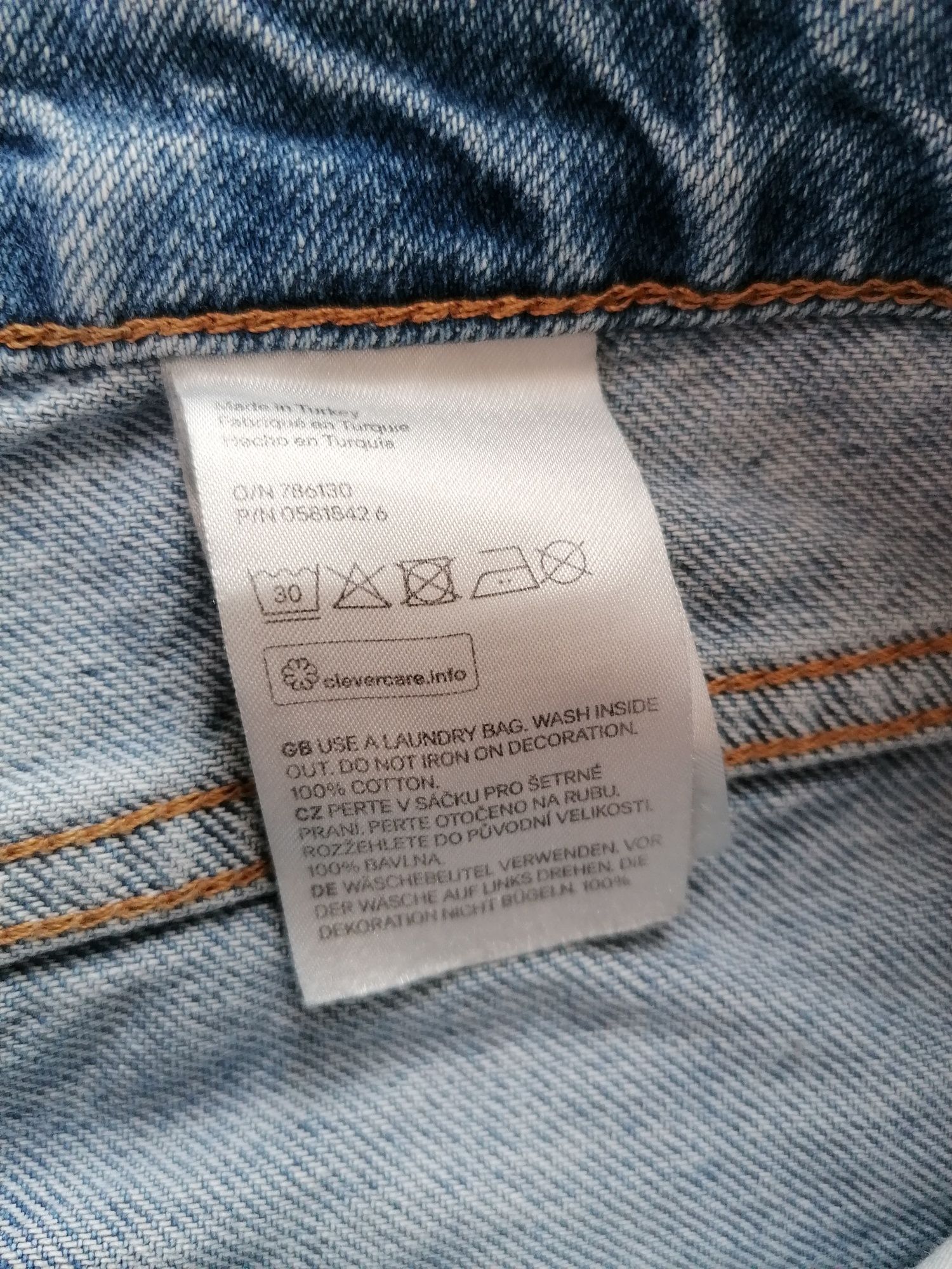 Spodnie damskie jeansowe z dziurami H&M rozmiar 38