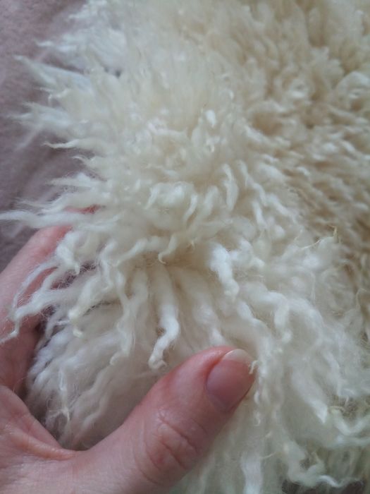 Овеча шкіра натуральна хутро овече вовна