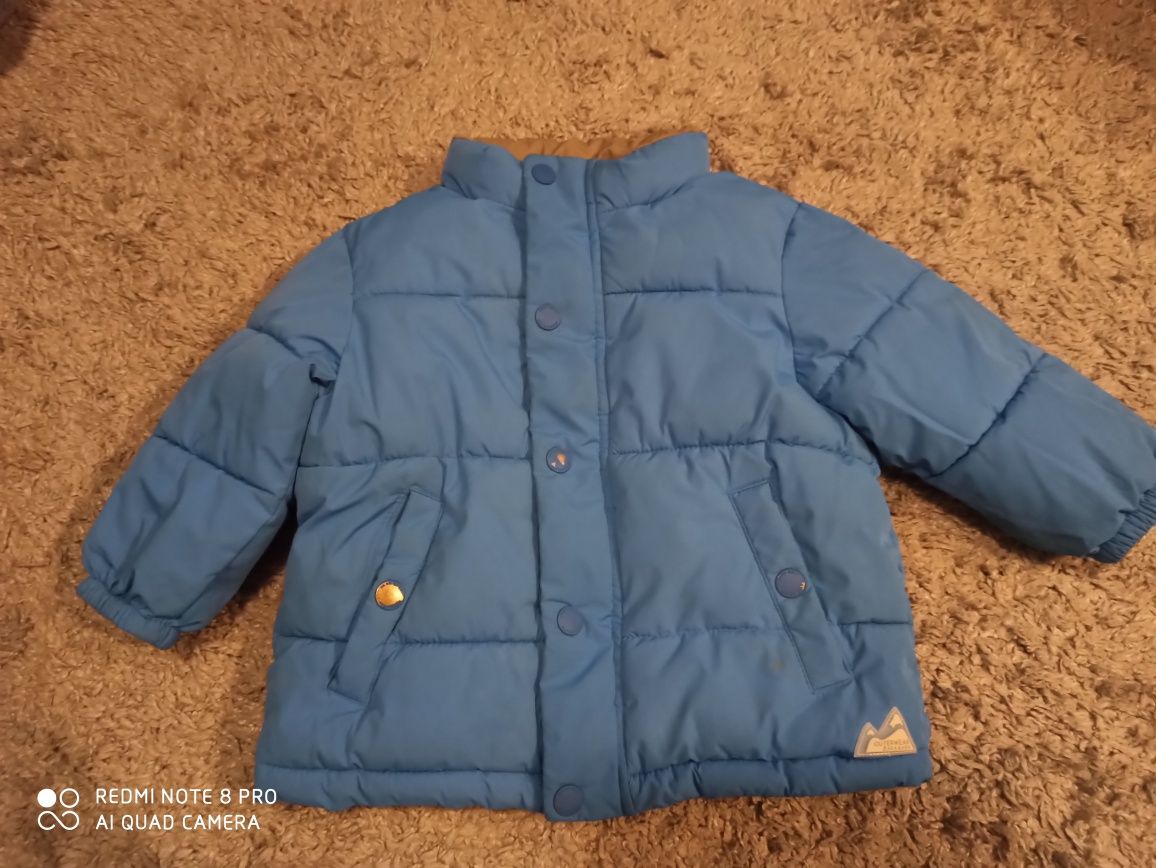 Куртка зимова на хлопчика на дві сторони  9-12 місяців