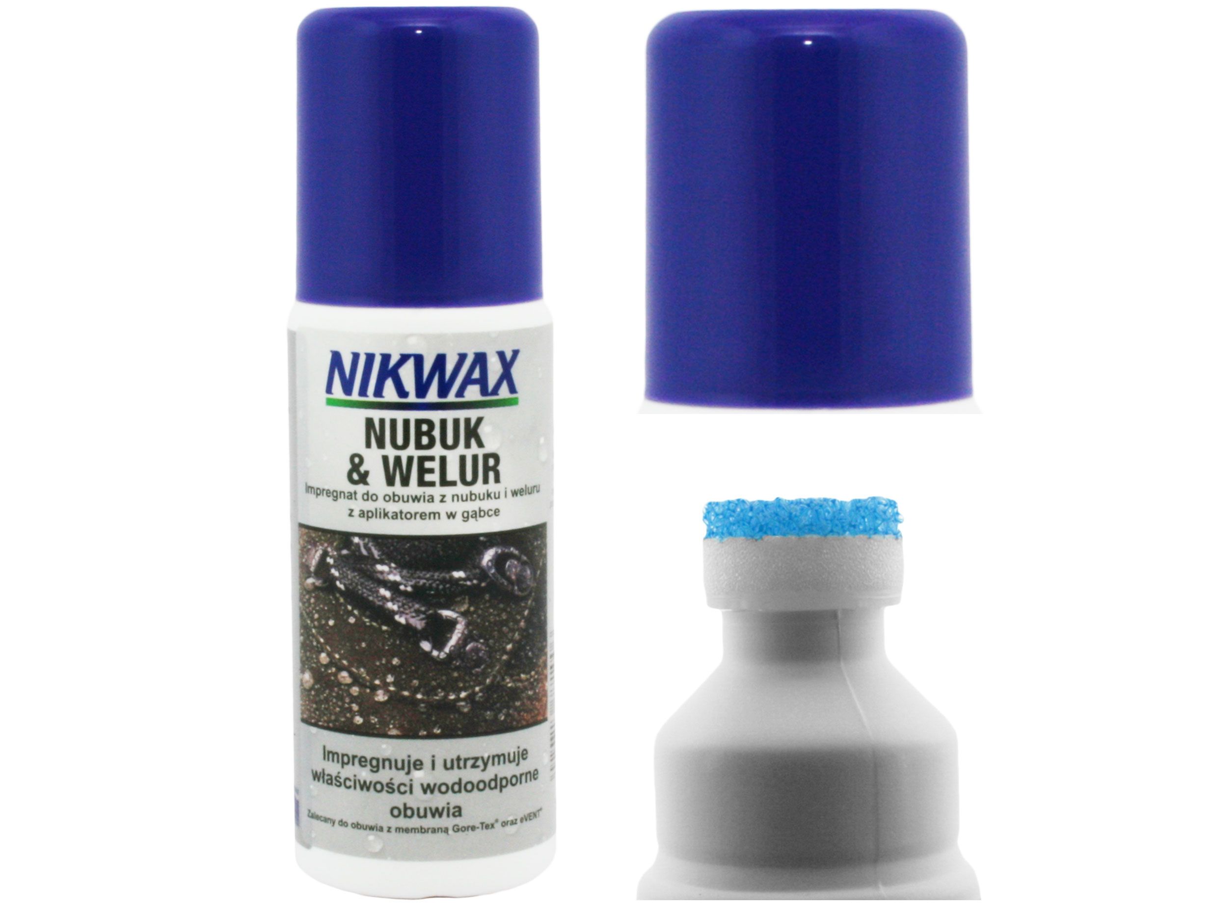 Nikwax NI-04 impregnat nubuk/welur gąbka 125 ml (NI-04/771)