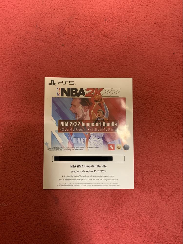 DualSense - pad do playstation 5 + voucher do NBA 2K22