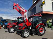 Ciągnik traktor Hanwo HWB704C z kabiną i ładowaczem - 75 KM, KUBOTA