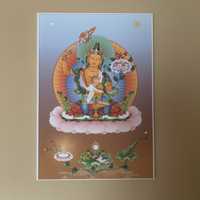 PROMOCJA Manjushree obraz 100x70 cm thangka budda buddyzm buddyjskie