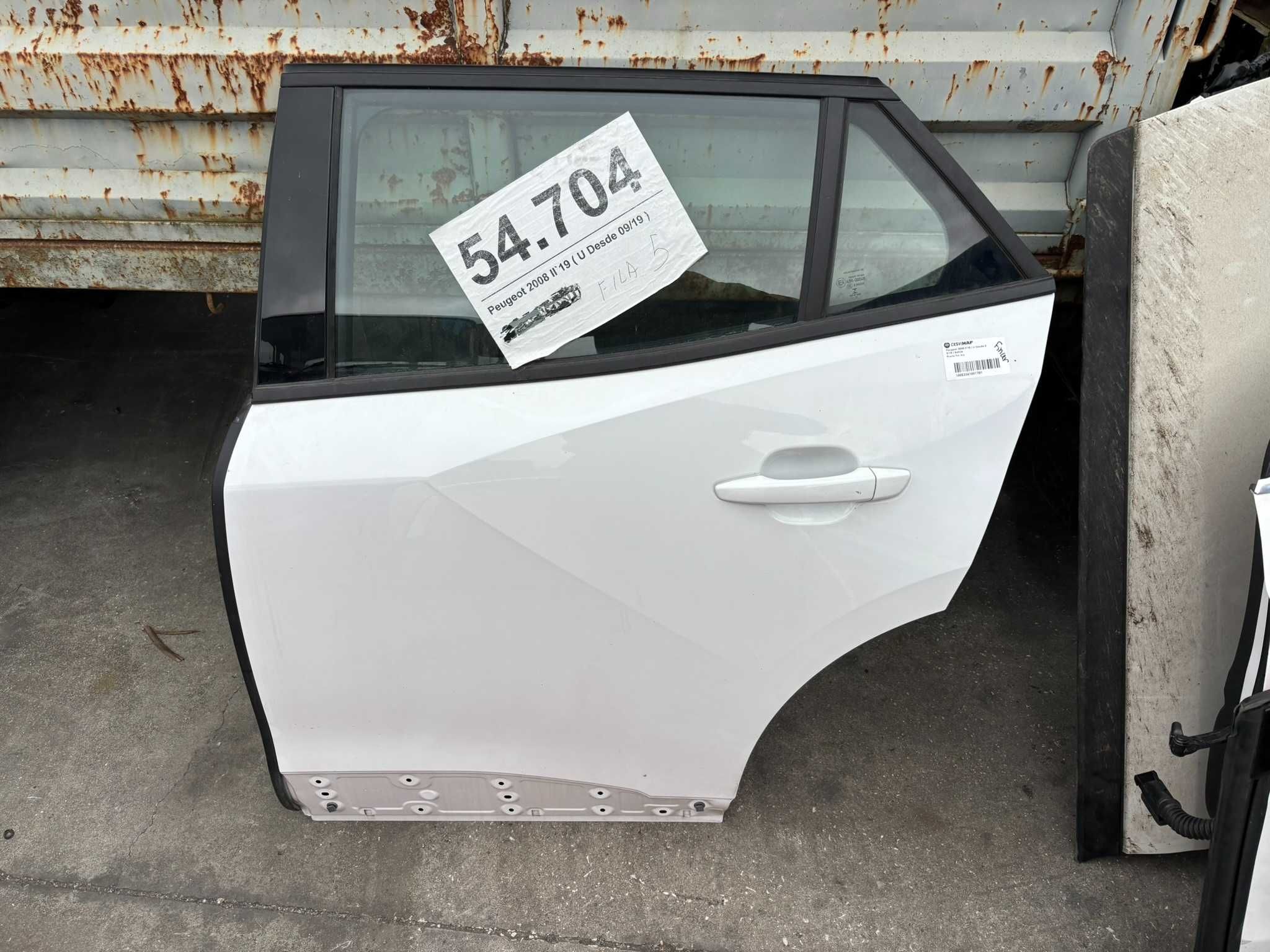 Porta Tras Esquerda Peugeot 2008 do an0 2019