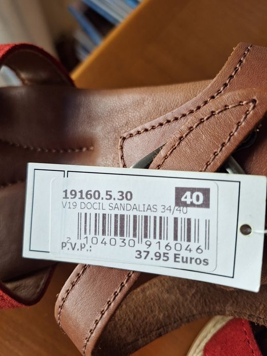 Sandálias Vermelhas T: 40 EntrePés