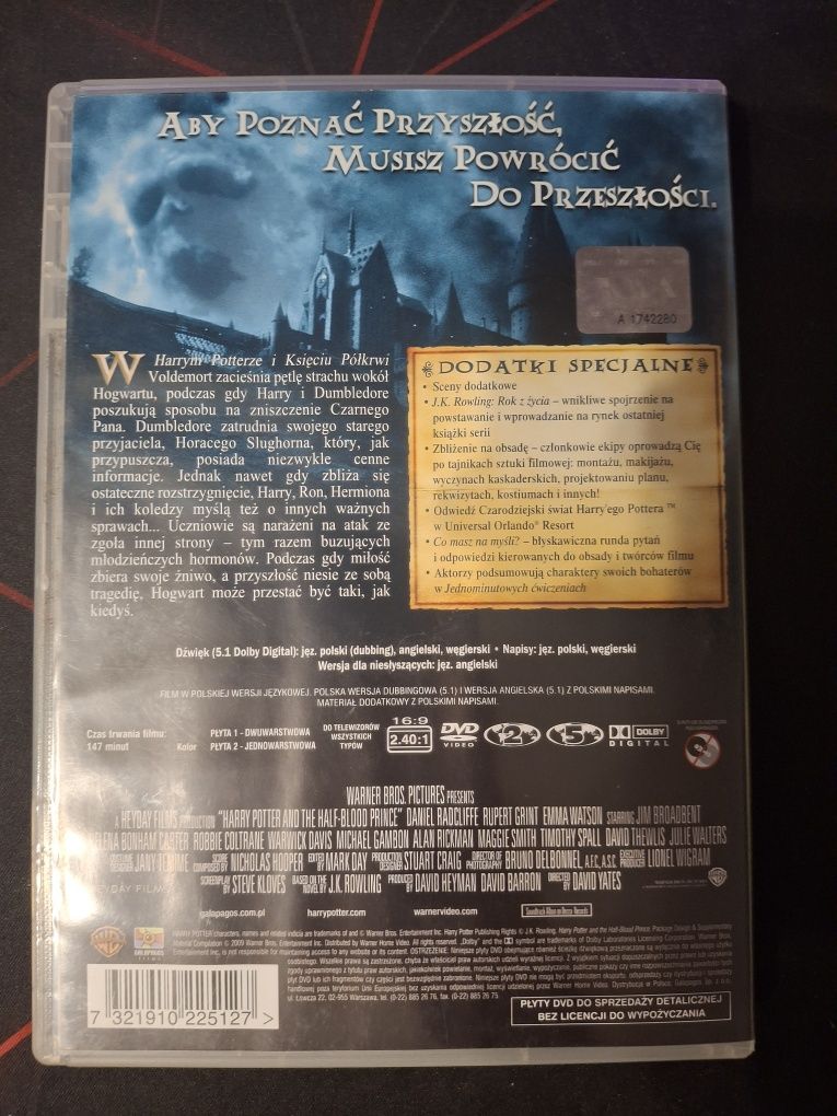 Harry Potter i Książe Półkrwi Edycja Dwupłytowa [Dubbing Polski] DVD