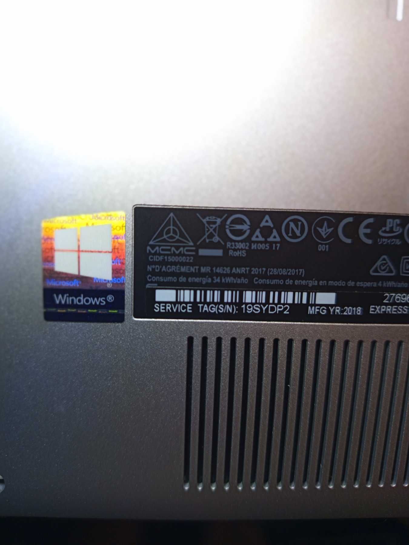 Нутбук DELL P75F Під відновленн