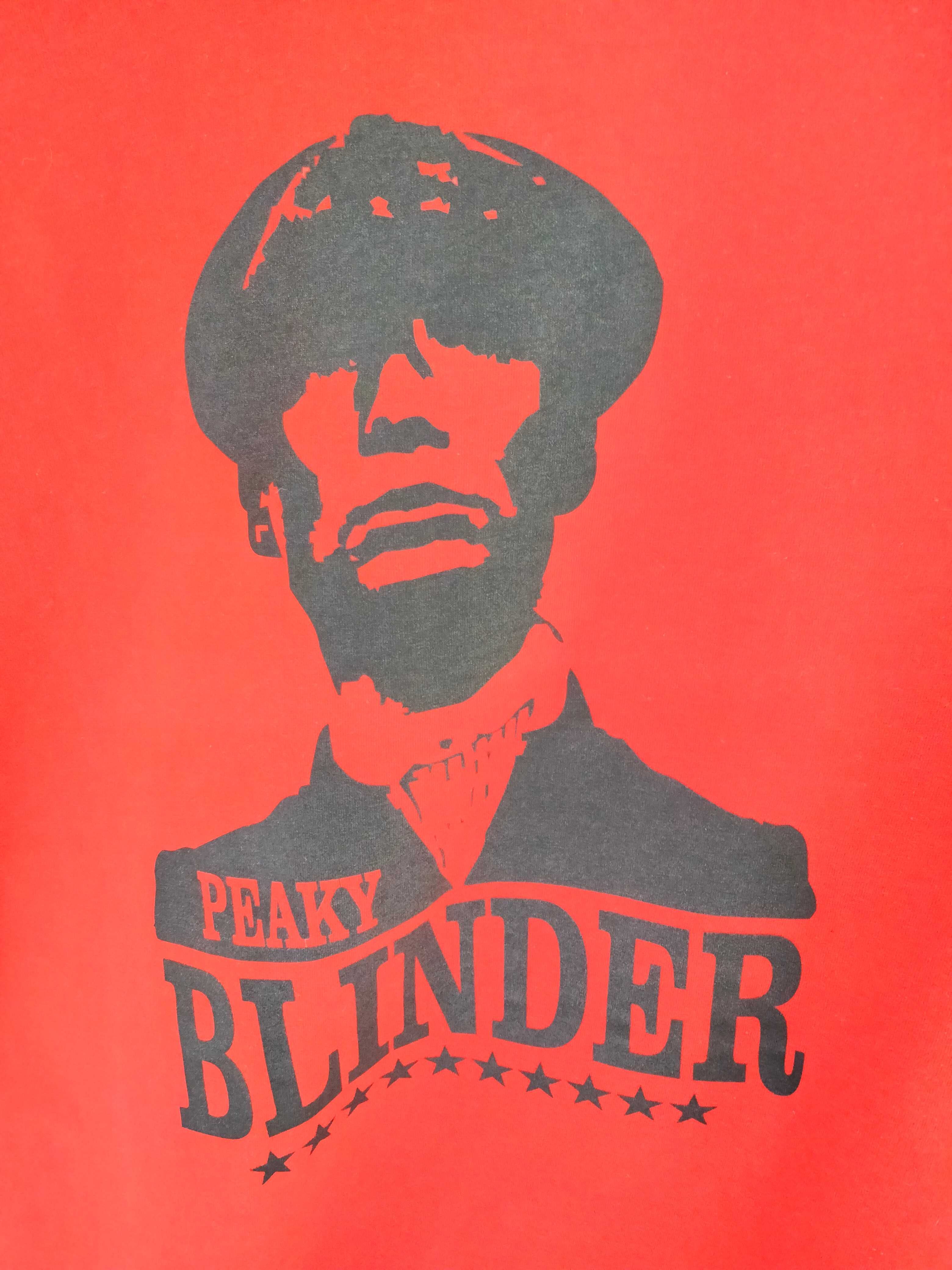 Peaky Blinder czerwona koszulka stan idealny L