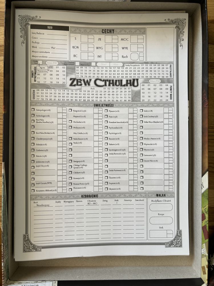 Zew Cthulhu: Zestaw Startowy