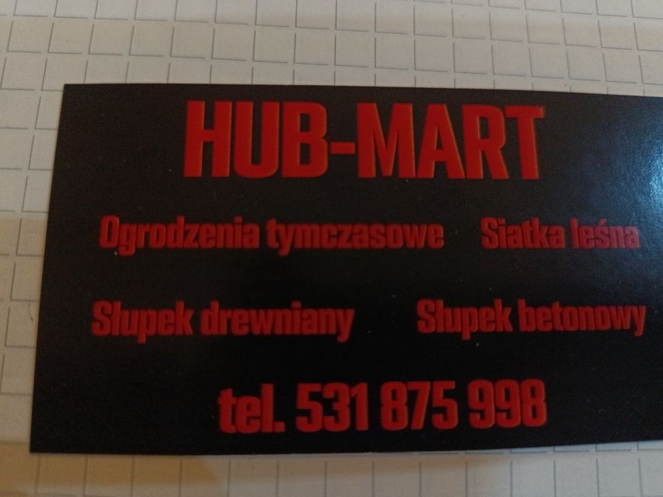 Ogrodzenie tymczasowe słupek drewniany betonowy