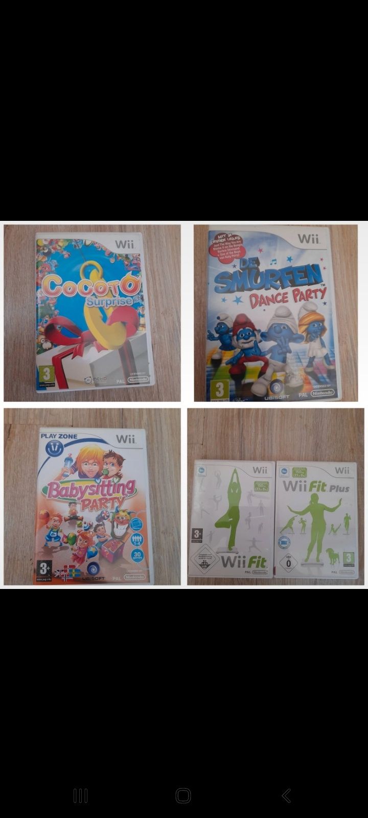Zestaw gier nintendo wii