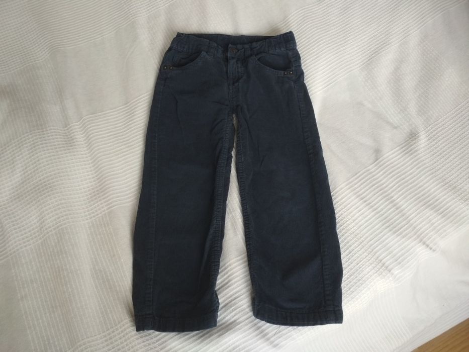 Spodnie sztruksy r. 110