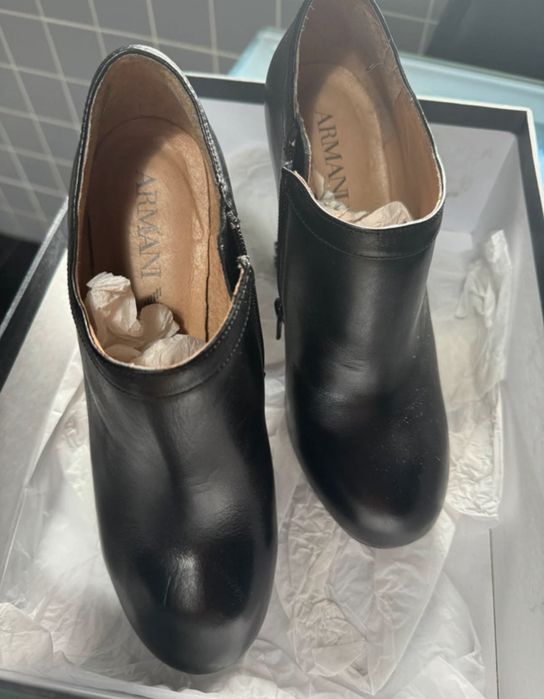 Botins em pele - Armani