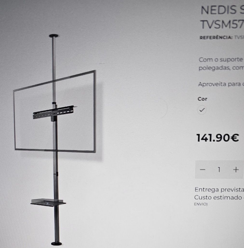 Suporte de chão para televisor de 37" a 70"