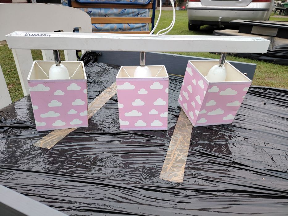 Lampa sufitowa kwadraty