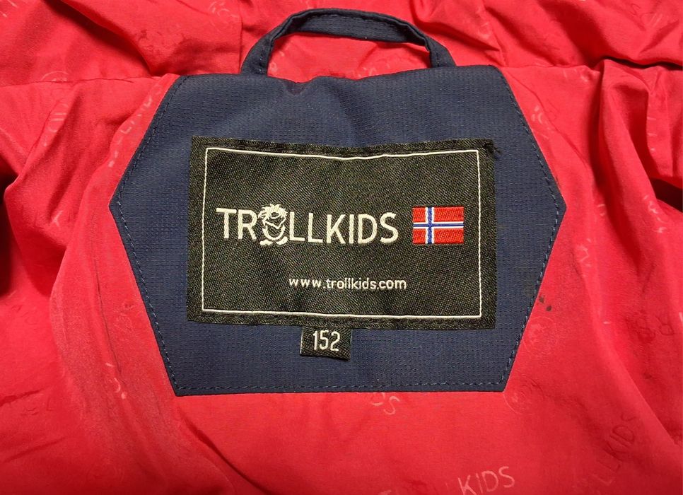 Kurtka Trollkids narciarska, zimowa dla dziewczynki, rozmiar 152