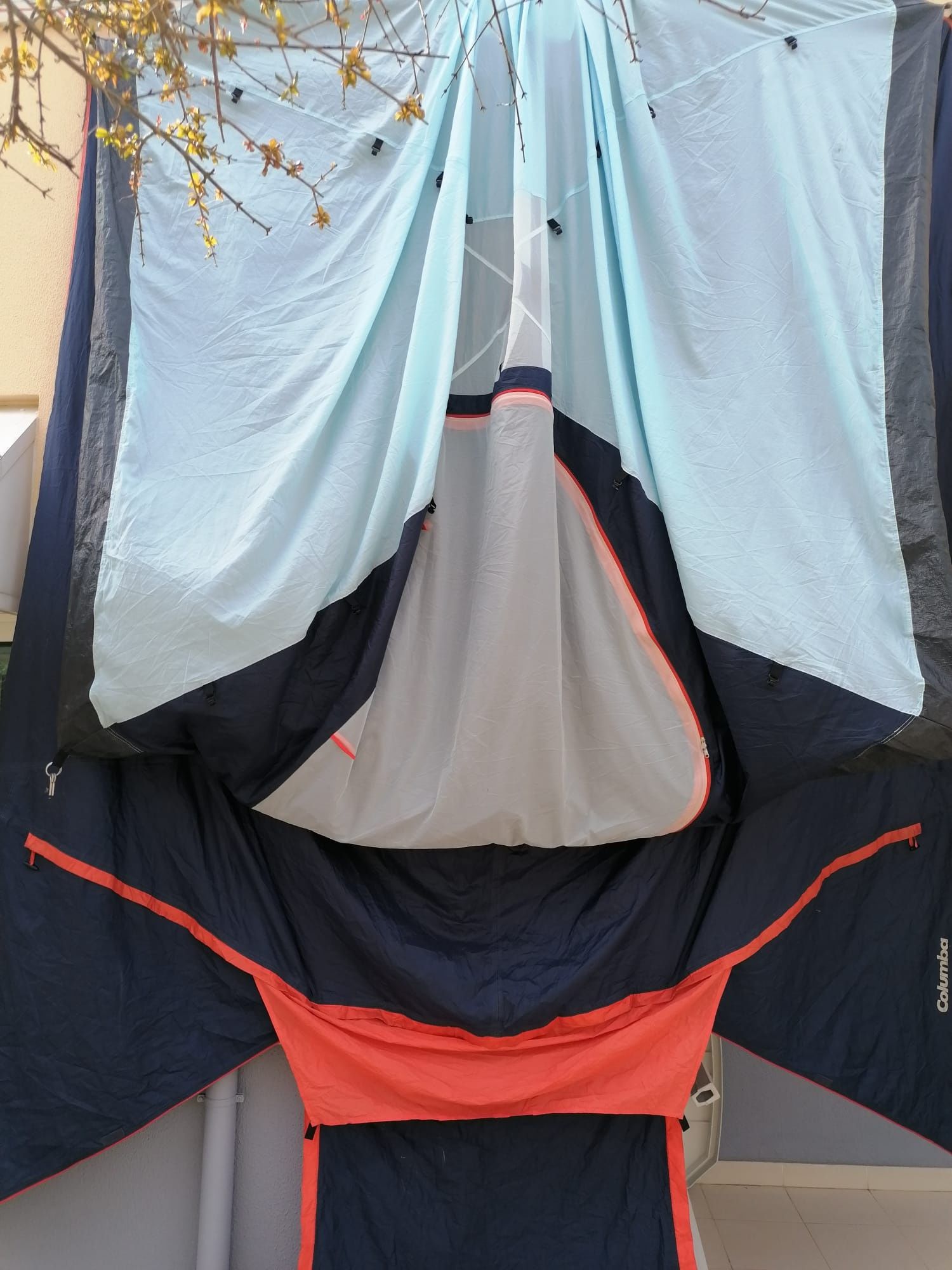 Tenda de campismo usada columba camping gaz