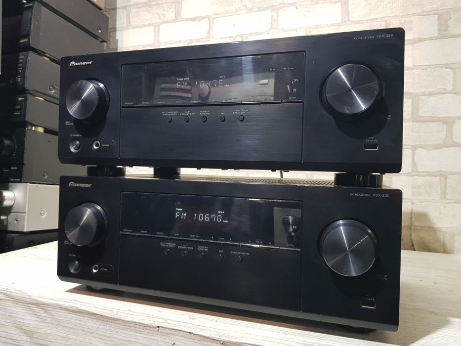Пульт!5.1AV ресивер/підсилювач Pioneer VSX-330/329  5×120Вт+1б/у з Нім