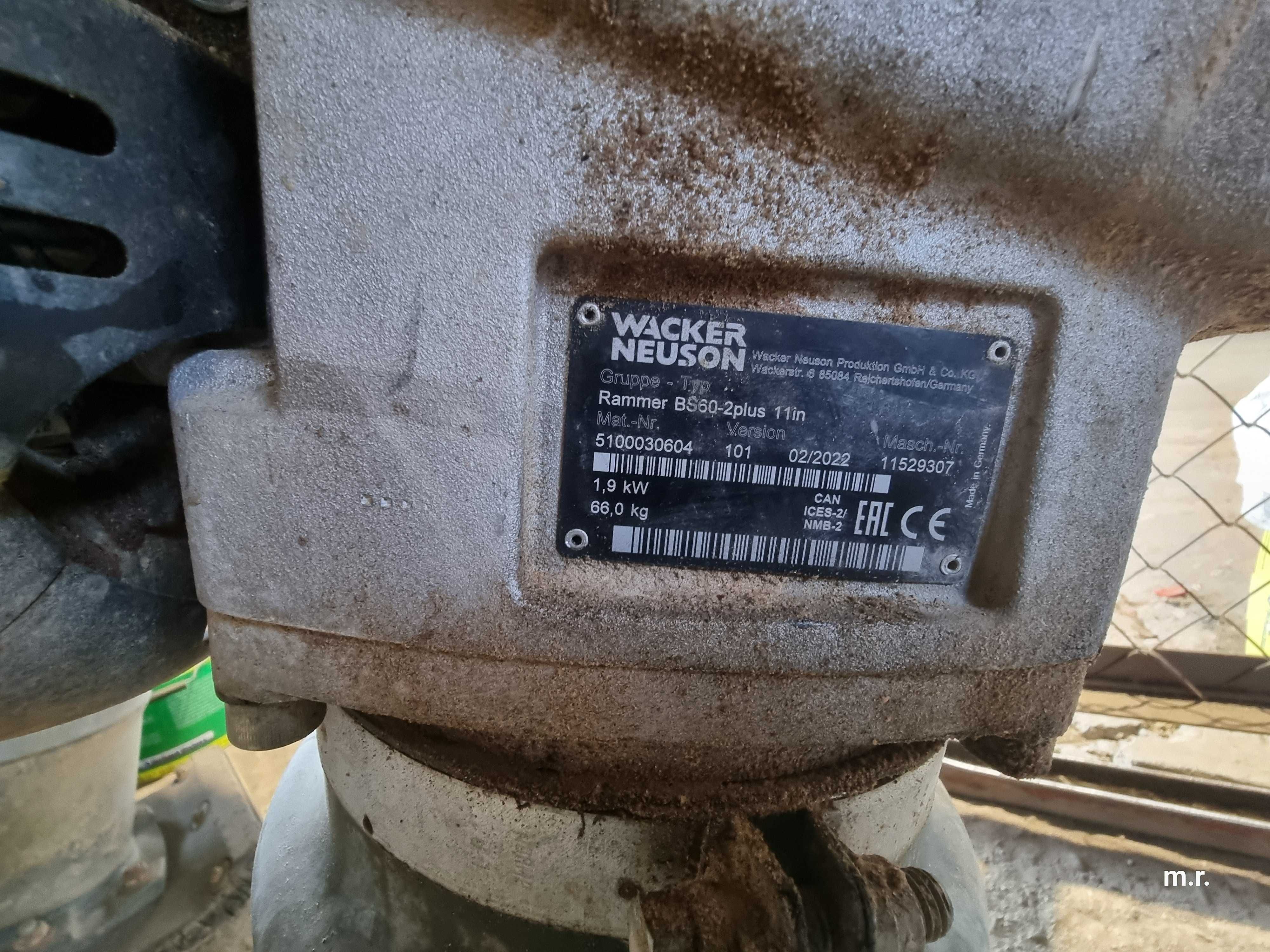 Skoczek zagęszczarka Wacker Neuson BS60 2plus