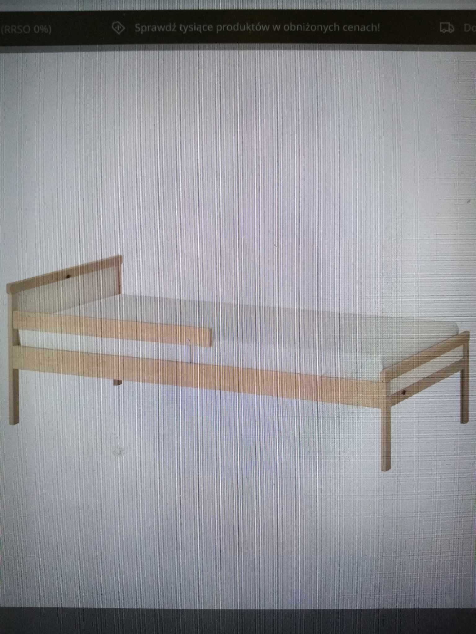 Łóżko dziecięce 160x70  Ikea, z materacem