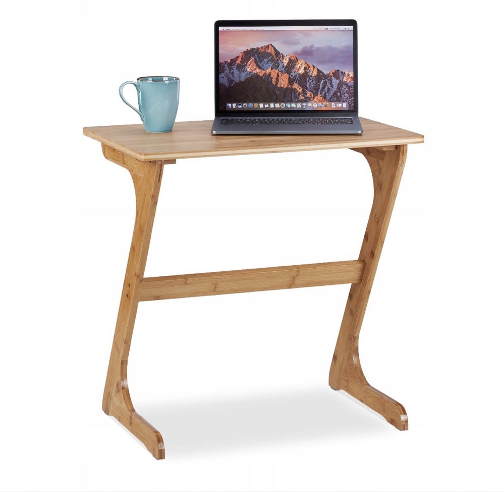 Stolik/podstawk pod laptopa bambusowa Relaxdays