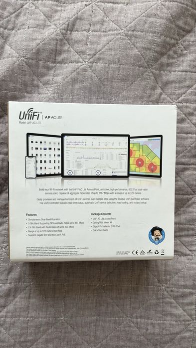 Точка доступу UniFi UAP-AC-LITE Wi-Fi 5 | Dual Band | PoE
