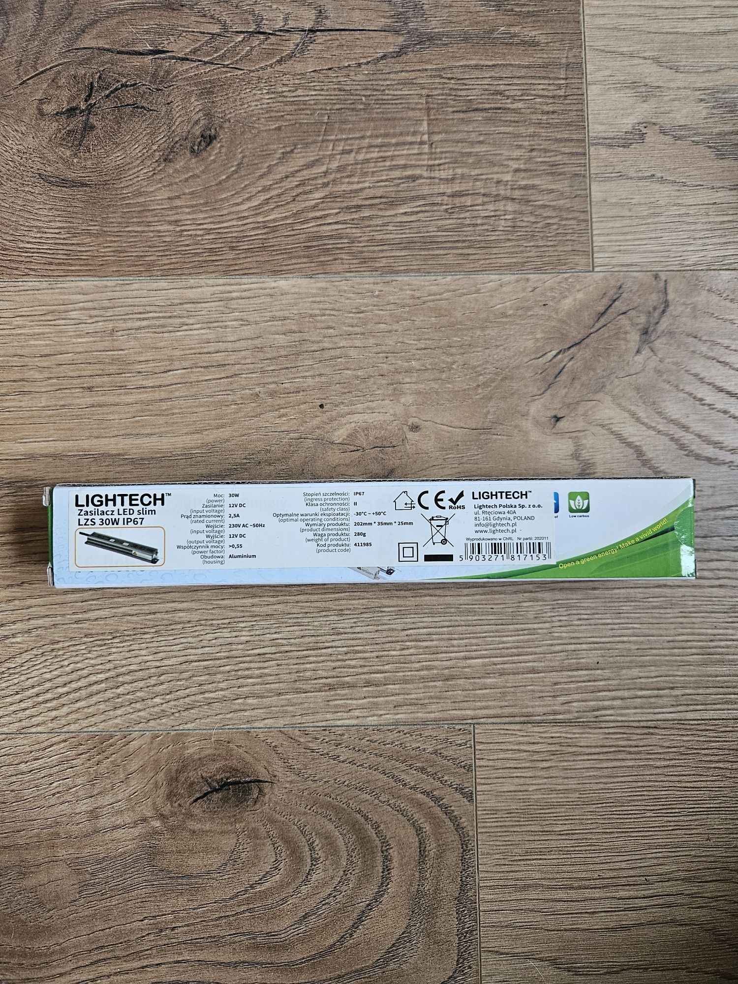 Zasilacz do ledów Lightech 30 W, IP67