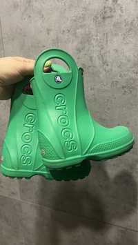 Гумові чоботи резиновые сапоги crocs c 8
