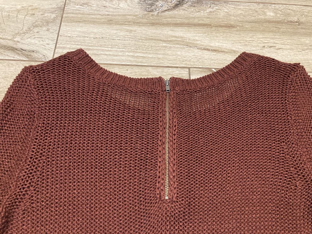 Sweter bordowy H&M rozmiar S