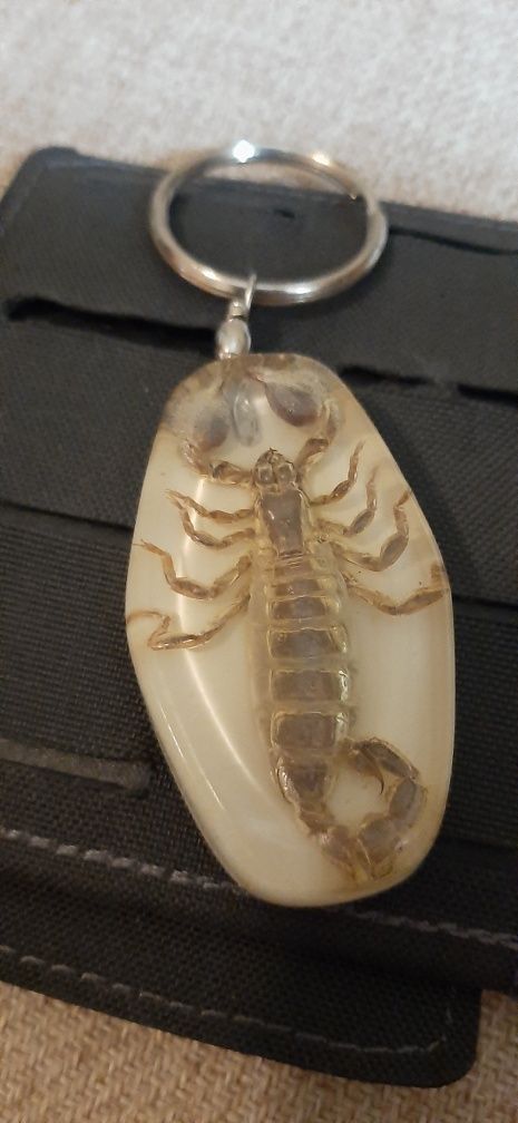 Vintage brelok Prl /libia skorpion
