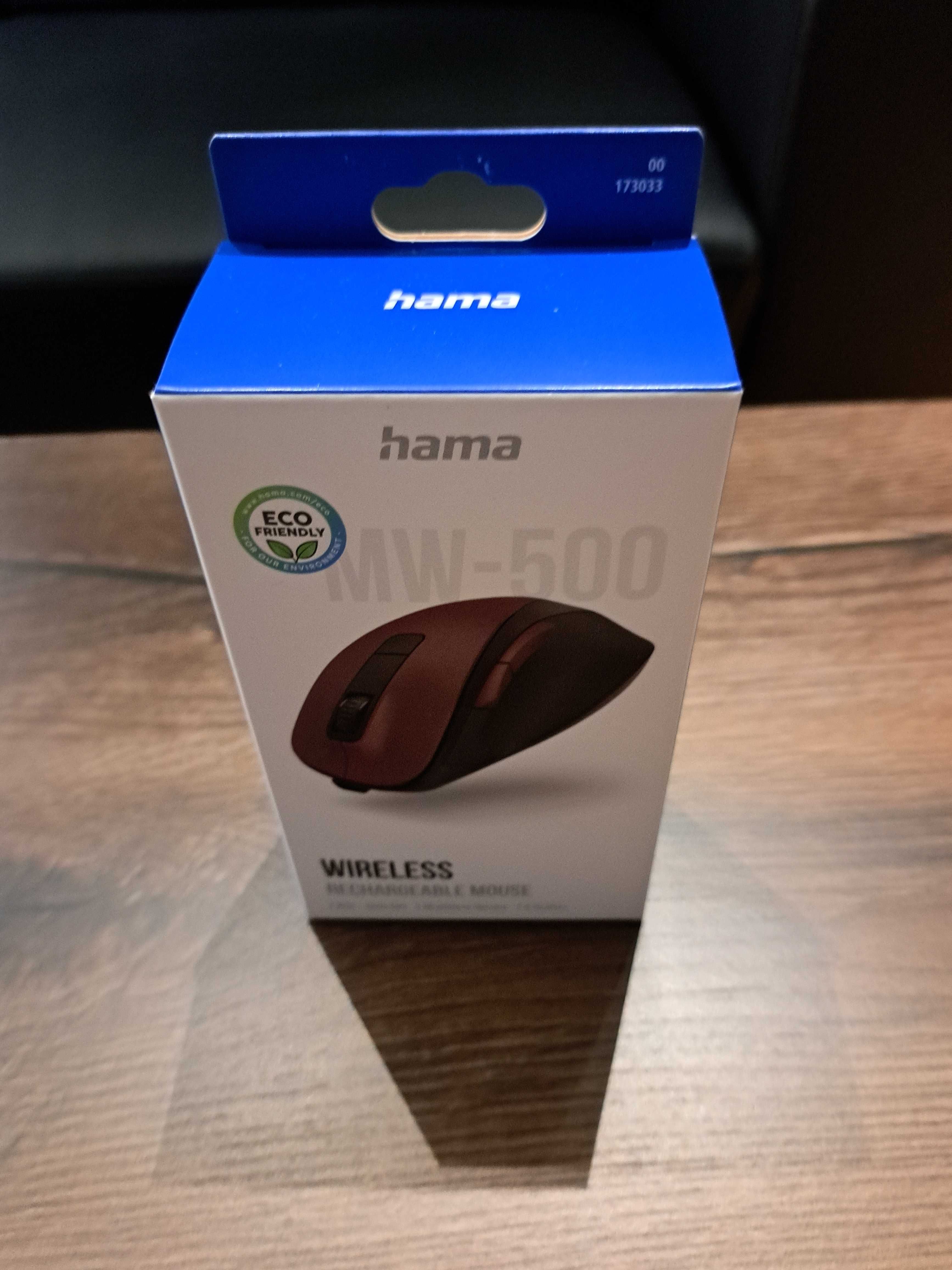 Mysz bezprzewodowa Hama MW-500 z wbudowanym akumulatorem NOWA!