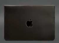 Шкіряний чохол-конверт на магнітах для MacBook 13, колір горіх
